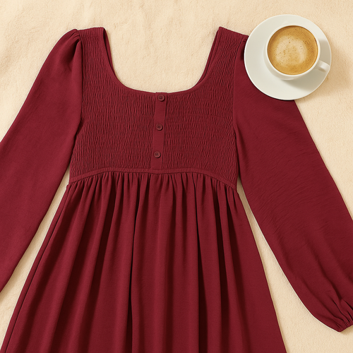The Willow Button Dress