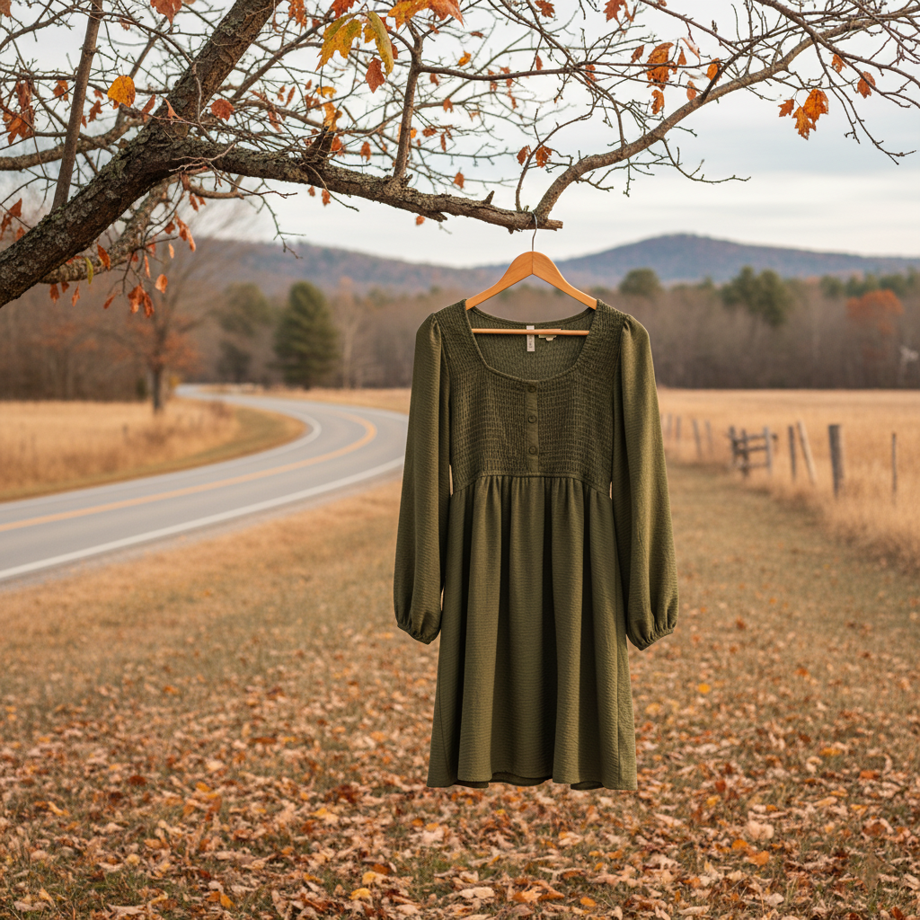 The Willow Button Dress